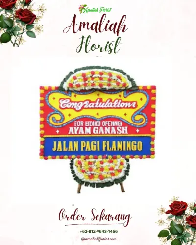 Bunga Papan Congratulation di Pewayangan Kautaman – Sasono Langen Budoyo